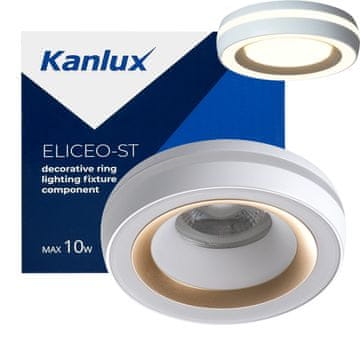 shumee LED reflektor Kanlux eliceo, bel in zlat, 35287