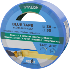 STALCO Stalco maskirni trak 38x50m BluePremium S-38543
