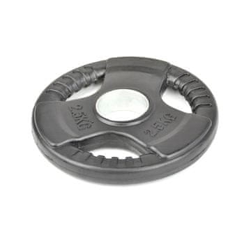 Master Kovinska utež z gumirano površino 2,5 kg master