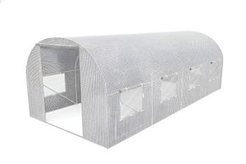 shumee Vrtni tunel za rastlinjak Awtools bel 3x4,5x2m