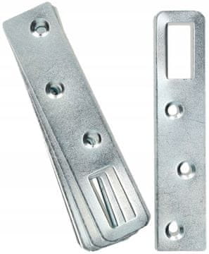shumee Srednji obešalnik za pohištvo 95x20mm 50 kosov