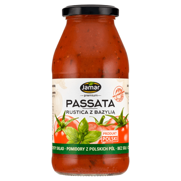 shumee Jamar Premium Passata rustica z baziliko 500 g