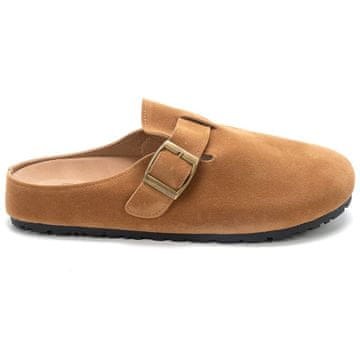 shumee Ženske zaprte japonke iz semiša Camel Elite 38