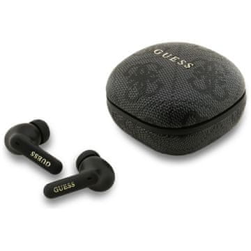 Guess SLUŠALKE GUESS TWS ENC 4G KLASIČNI KOVINSKI LOGO ZA TELEFONE SLUŠALKE Z ANC