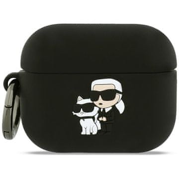 Karl Lagerfeld SILIKONSKI OVITEK KARL LAGERFELD Z GLAVO KARL&CHOUPETTE ZA AIRPODS PRO 3