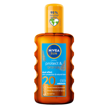 BEIERSDORF nivea olje za sončenje P&B SPF20 200 ml