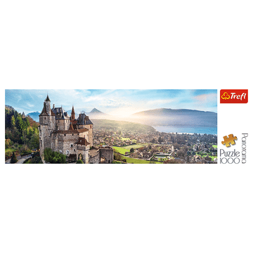 Trefl 29055 "1000 Panorama" - grad Menthon, Francija