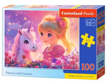 Castorland Sestavljanka 100 B-111299 Princesa s samorogom