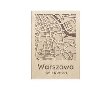 shumee Zemljevid poljskih mest 3D načrt mesta Varšava