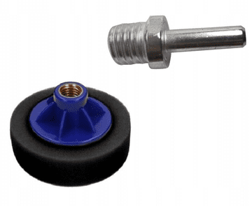 shumee Mini črna polirna gobica + adapter za vrtanje