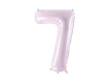 PartyDeco Folija balon številka ''7'', 72 cm, vijoličen