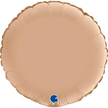 Grabo Folija balon - okrogel saten bež 46 cm, Grabo