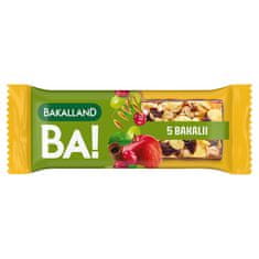 BAKALLAND Bakalland BA! žitna ploščica - 5 suhega sadja