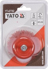 YATO 75 mm najlonska krtača z diskom YT-47782 yato
