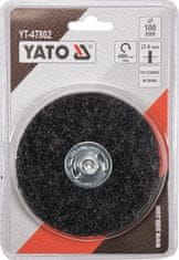 YATO 100 mm diskasta krtača z gredjo YT-47802 yato