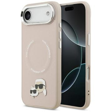 Karl Lagerfeld OVITEK KARL LAGERFELD KARL & CHOUPETTE MAGSAFE ZA IPHONE AIR Z ROZA ZOBČKAMI