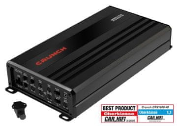shumee Crunch GTX1600.4D - štirikanalni ojačevalnik