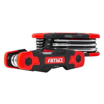 AMIO Zložljivi torx ključi 8 kosov CRV amio-04789
