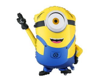 PartyDeco Folija balon Minion Mel rumeno-moder 72x64cm