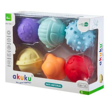 shumee Akuku A0640 Komplet mehkih senzoričnih žogic