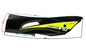 Moretti Levi prag vrat, zeleno lakiran, Falcon 125 2