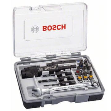 shumee Komplet svedrov Bosch + nastavki, 20 kosov.