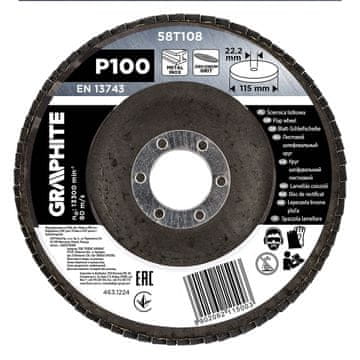 shumee Cirkonijev lamelni disk 115 x 22,2 mm, P100