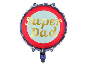 PartyDeco Folija balon Super Dad, očetovski dan 45 cm