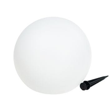 TOP GIFT TG45639 solarna vrtna svetilka s kroglico LED bela + RGB 20 cm