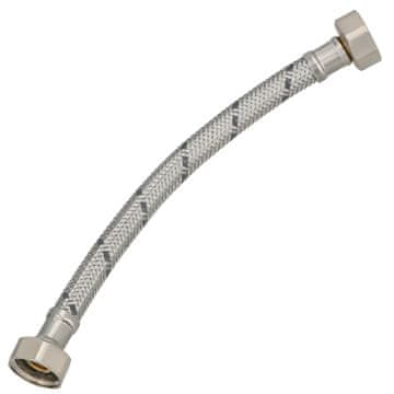 shumee Fleksibilen priključek iz nerjavečega jekla 1/2” za pipe 20 CM