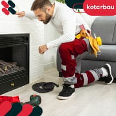 shumee Steklena vrvica za tesnjenje dimnika peči + lepilo 14 mm 2,5 m