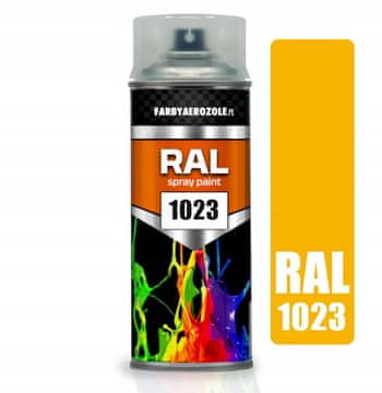 shumee Akrilna barva v spreju RAL 1023 prometno rumena sijajna 400 ml