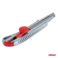 AMIO Univerzalni aluminijasti nož z gumbom 100x18x0,5 mm amio-04815
