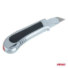 AMIO Univerzalni aluminijasti nož z gumbom 100x18x0,5 mm amio-04815