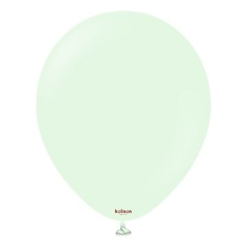 shumee Baloni Kalisan Macaron bledo zeleni, zeleni, 30 cm, 100 kosov.