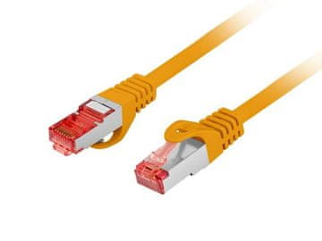 Lanberg Lanberg S/FTP patchcord cat.6 0,25m lszh CU fluke pass oranžna