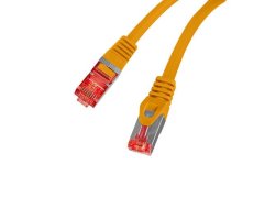 shumee Patchcord Lanberg S/FTP cat.6 3m lszh CU fluke passed oranžna