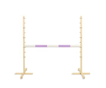 BB Ograja za skakanje za hobi konje 120 cm, svetlo vijolična gred