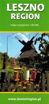 shumee Regija Leszno 1:85.000. Turistična karta. Izdano 2025. TopMapa