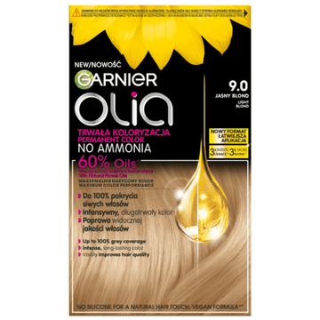 L’Oréal Garnier Olia permanentna barva za lase 9.0 svetlo blond