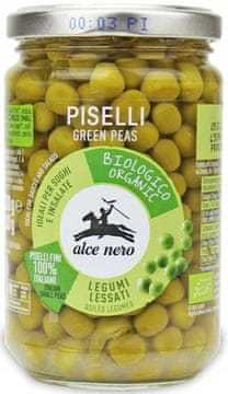 Alce Nero Zeleni grah v slanici BIO 300 g (200 g) (kozarec) - črno mleko