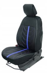 shumee Zaščitna podloga za sedež za Škodo Superb Pro Comfort 1 kos modre barve