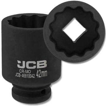 JCB JCB 3/4" Cr-Mo globok udarni nastavek, 12-kraki 42 mm nastavek