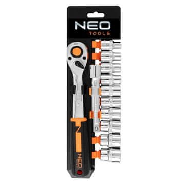 NEO Komplet nasadnih ključev 1/2'', 12-delni, 6-kraki - T N10-030