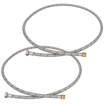 shumee Fleksibilni konektor 3/8” ženski-moški 150 CM komplet 2 kosov