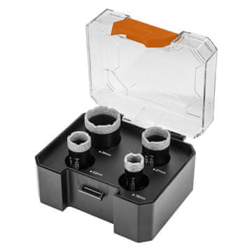 shumee Diamantne luknjaste žage (18, 22, 27, 35 mm), 4-delni komplet