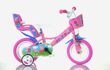 Dino bikes Dino 124GLN tisk PeppaPig 12" 2022 otroško kolo