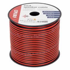 AMIO Dvožilni zvočniški kabel CCA 2x1,5 mm2 100 m 7,5 A amio-04459