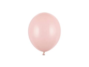 PartyDeco Močni lateks baloni, roza, pastelno rumena, 12 cm, 100 kosov.