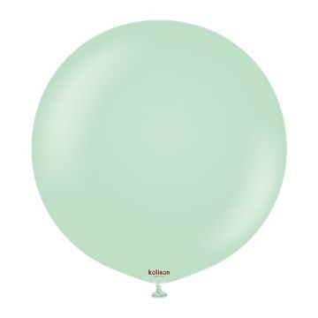 shumee Kalisan Macaron Green lateks baloni, zeleni, 45 cm, 25 kosov.